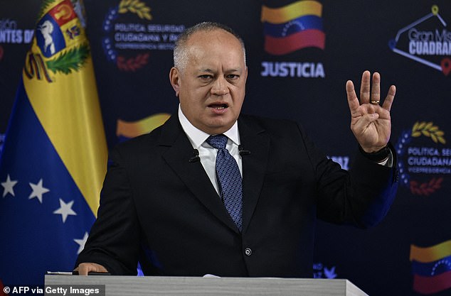 Maduro's Interior, Justice and Peace Minister Diosdado Cabello still clings tight to the notion that Maduro is the nation's lawful president