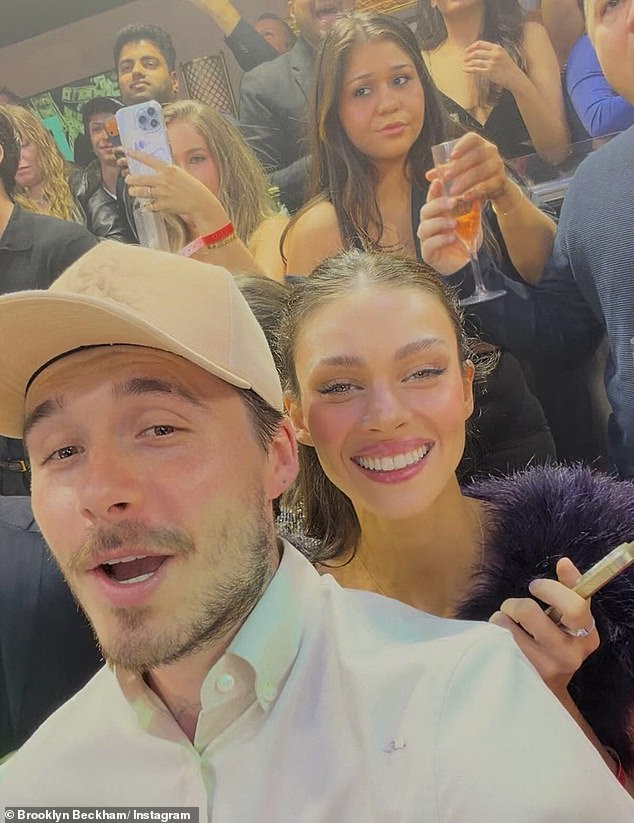 Meanwhile, Brooklyn and Nicola partied in Florida on New Year's Eve