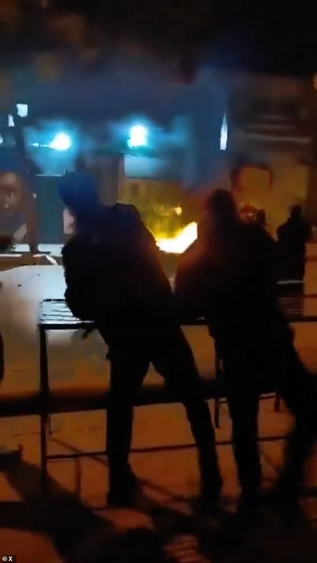 Last night, Trump said he would take action if any more protesters died