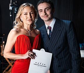 Timothee Chalamet earned best actor for Marty Supreme as he is seen posing with Kate Hudson