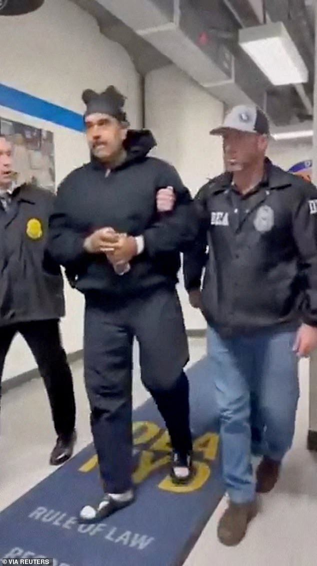 Maduro was transported to New York, where he will be tried on charges of narco-terrorism conspiracy, cocaine-importation conspiracy and weapons charges