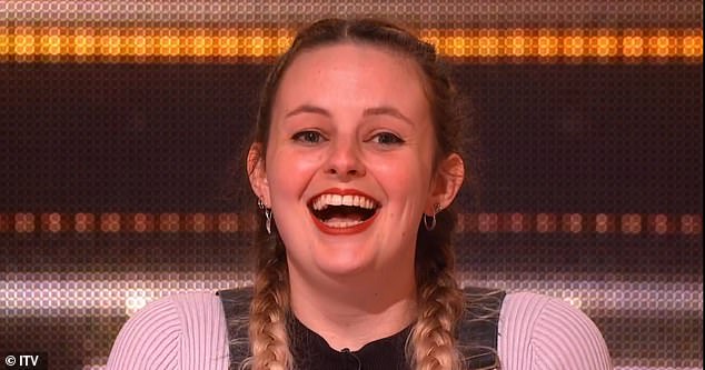 Tamzin Brown was left gobsmacked after being revealed to have answered the challenging question correctly