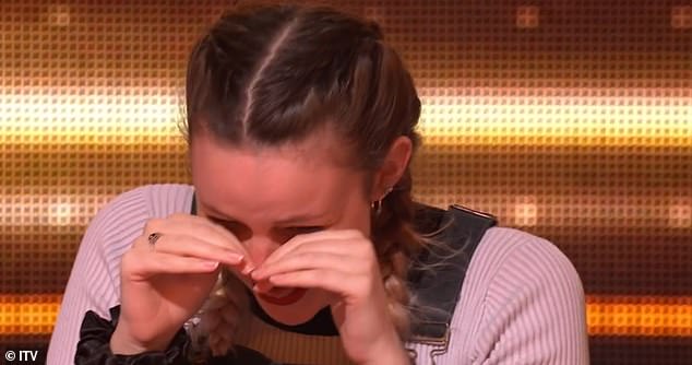 Tazmin was visibly emotional upon discovering she had just won the amazing £96,000 prize