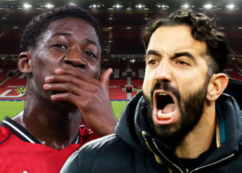 Defensive tactics and a shouting match with Kobbie Mainoo