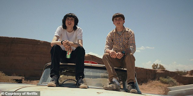 Speculation surrounding his sexuality intensified in later seasons, particularly after Mike, played by Finn Wolfhard (seen), lashed out at Will for not liking girls