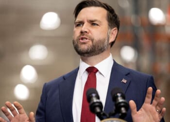 Vice President J.D. Vance, seen in a Dec. 16 photo, asked the news media to stop showing images of the damage to his home.