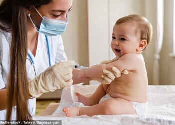 The US is preparing to drop vaccines from the childhood immunization schedule (stock image)