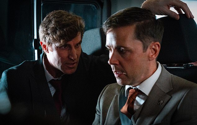 Billy desperately tried to free himself from the driver's seat, but just when he managed it, Theo Silverton (James Cartwright) arrived to trap him back inside, after the vicar discovered how Theo had been abusing boyfriend Todd Grimshaw (Gareth Pierce) (seen)