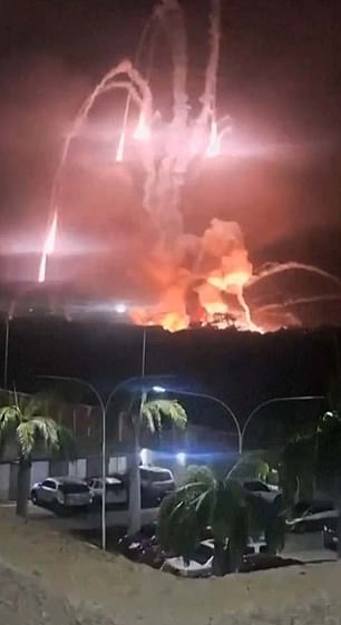 Explosions tore across Caracas during the daring raid early Saturday morning