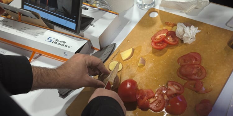 Bizarre new kitchen gadget makes chopping easier than ever by VIBRATING your knife