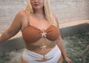 Gemma Collins showed off her impressive weight loss in a cut out swimsuit as she took to Instagram on Monday