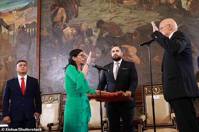 Maduro's vice president and ally Delcy Rodríguez has stepped in as interim President