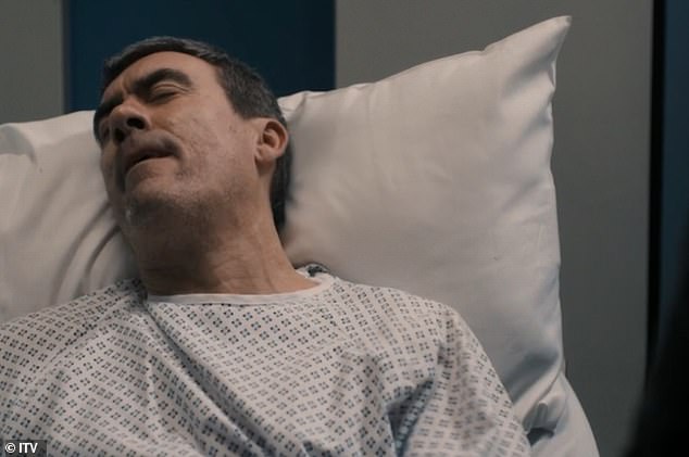 Viewers feared Cain might have met his end, but later saw him in hospital where he received the news he could have cancer after doctors found a tumour
