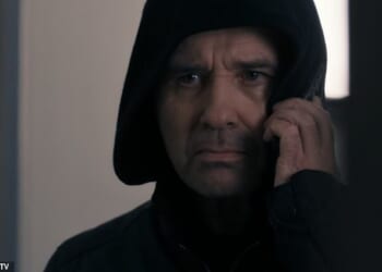 Corriedale, where the rival northern soaps joined forces in a dramatic one-hour special, was anything but dull (pictured Graham returning from the dead)