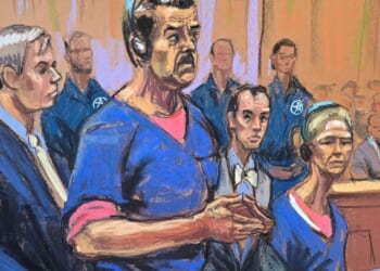 Gunfire erupts near Venezuela presidential palace as interim leader sworn in after tyrant Maduro slams capture in court