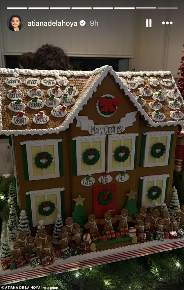 Last month, fans also caught a glimpse of Timothee's presence at the Kardashian-Jenner family's famously lavish Christmas Eve celebration