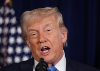 President Donald Trump addresses the media during a news conference at his Mar-a-Lago club on Jan. 3, 2026, in Palm Beach, Florida.