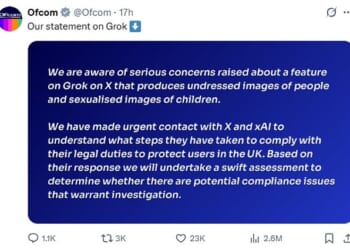 Elon Musk told to take action over 'demeaning and degrading' sexualised deepfake images of children and women being created by X's AI tool Grok