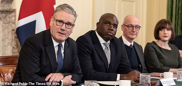 Prime Minister Sir Keir Starmer (left) speaking during a Cabinet meeting in Downing Street, London. Picture date: Tuesday January 6, 2026. PA Photo. Photo credit should read: Richard Pohle/The Times/PA Wire