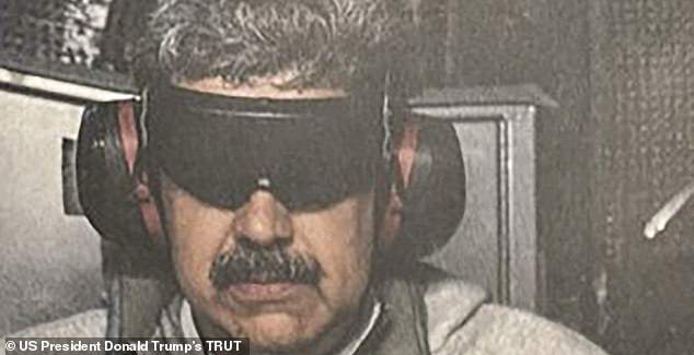 This image posted on US President Donald Trump's Truth Social account on January 3, 2026, shows what President Trump says is Venezuela's President Nicolas Maduro onboard the USS Iwo Jima after the US military captured him on January 3, 2026. President Donald Trump said Saturday that US forces had captured Venezuelan leader Nicolas Maduro after launching a "large scale strike" on the South American country. "The United States of America has successfully carried out a large scale strike against Venezuela and its leader, President Nicolas Maduro, who has been, along with his wife, captured and flown out of the Country," Trump said on Truth Social. (Photo by HANDOUT / US President Donald Trump's TRUTH Social account / AFP via Getty Images) / RESTRICTED TO EDITORIAL USE - MANDATORY CREDIT "AFP PHOTO /  US President Donald Trump's Truth Social Account / Handout" - HANDOUT - NO MARKETING NO ADVERTISING CAMPAIGNS - DISTRIBUTED AS A SERVICE TO CLIENTS
