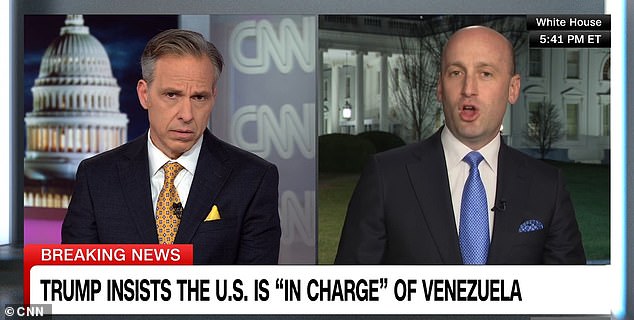 Stephen Miller declares the Greenland should be part of US and 'nobody will fight' over country's futureWH official: US in charge of Venezuela because 'military stationed outside the country' | CNN - https://www.cnn.com/2026/01/05/world/video/donlad-trump-nicolas-maduro-venezuela-oil-president-lead