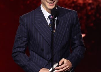 Timothée Chalamet closed out his best actor acceptance speech at the Critics Choice Awards by thanking his 'partner of three years' and telling her: 'I love you'