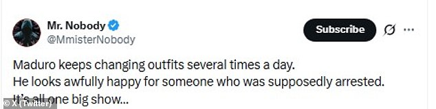 While the reason for the wardrobe changes was due to cold weather, the internet suggested there was something more sinister at play