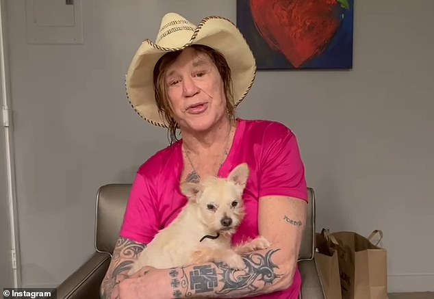 Mickey insisted he'd never accept 'charity' and denied having knowledge of the fundraiser in a new video shared to his Instagram on Monday