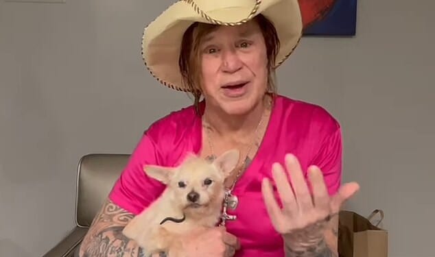 Mickey Rourke, 73, has slammed a $100,000 GoFundMe campaign set up in his name to help prevent his eviction, calling it 'humiliating'