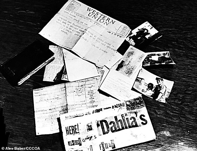 The killer of the Black Dahlia began corresponding with the media - sending this package containing her belongings