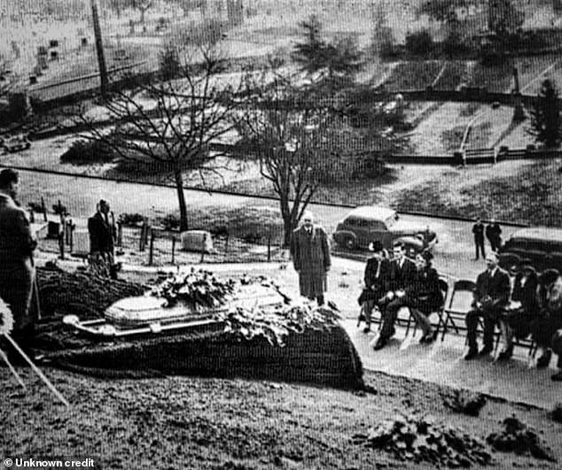 Short's family gathered at her funeral in Oakland in January 1947. Family members of victims are still searching for the truth about both cases