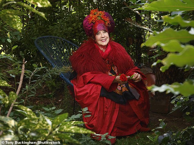 Molly Parkin at home in World's End, Chelsea, London, on October 18, 2010