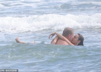 Channing Tatum could not keep his lips off his much younger girlfriend Inka Williams as they put on yet another raunchy display during a beach day on their Costa Rica getaway