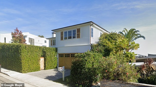 They lived there with their two young children; The home seen before the fires