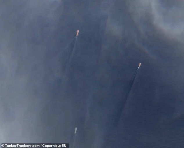 The Veronica III, Vesna and Aquila II tankers have been identified leaving Venezuelan waters through satellite data