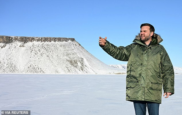US Vice President JD Vance visited Greenland last March, specifically the US military's Pituffik Space Base