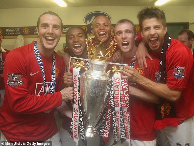 During his career at United, Fletcher won 10 major honours - including the 2007-08 league title