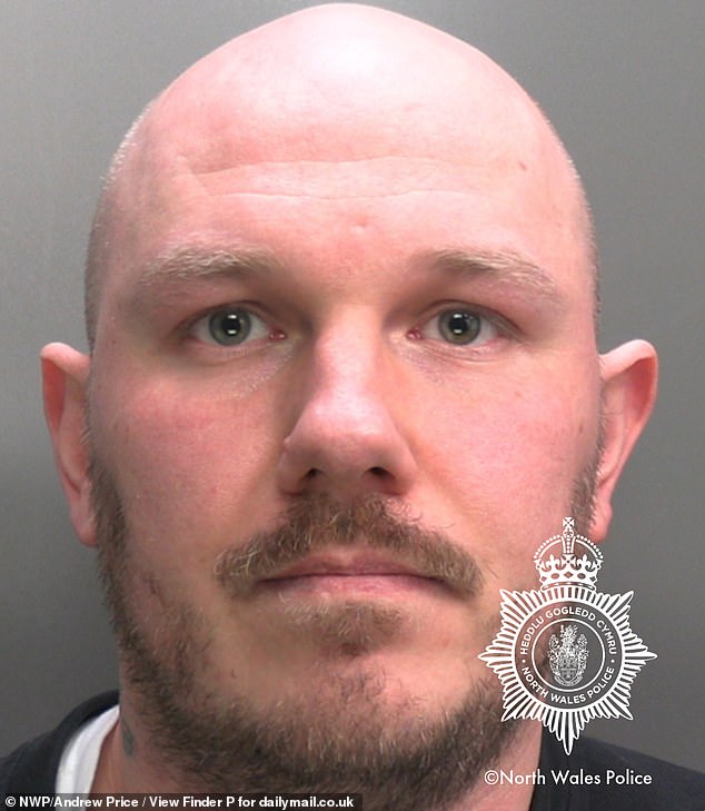 Cross, 33, pictured here in his police mugshot, set up an internet business selling the lethal substance, before targeting vulnerable 'customers' in an online forum