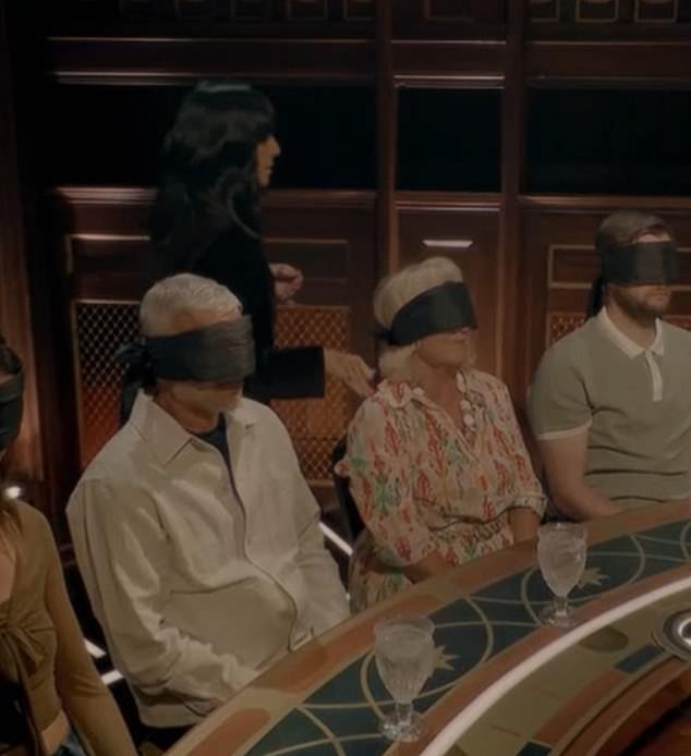 During the BBC episode a flashback played of host Claudia Winkleman tapping Fiona's shoulder during the first round table