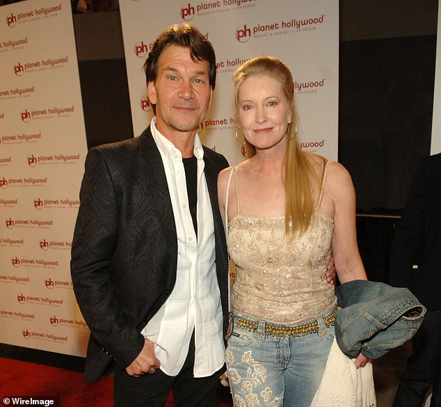 Patrick pictured with his widow Lisa Niemi in 2007