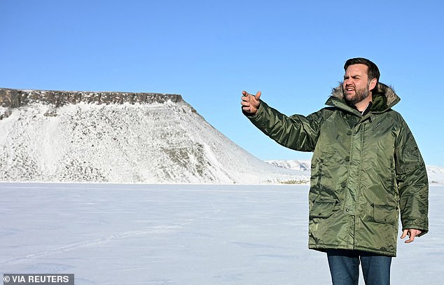 US Vice President JD Vance visited Greenland last March, specifically the US military's Pituffik Space Base