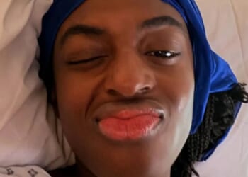 Celeb Traitors' Cat Burns shares hospital photo as she reveals she's had breast reduction surgery after 'years of pain'