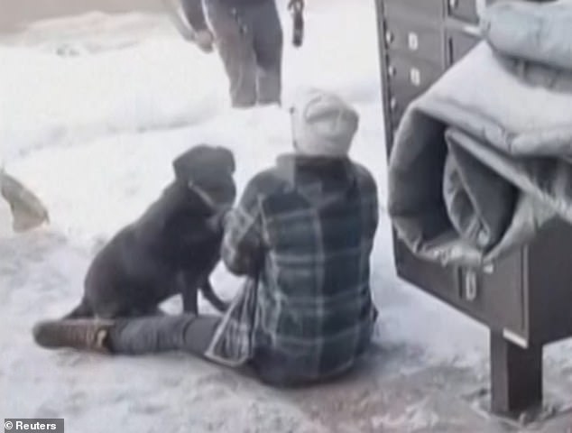 A woman claiming to be Good's wife seemed to blame herself for the tragedy, saying she 'made her come down here' to the ICE protests