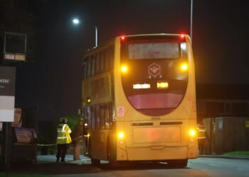 Three children 'seriously injured' after falling from window on top deck of school bus