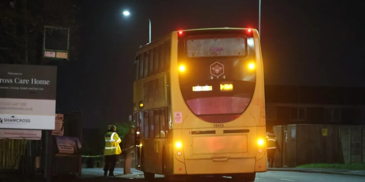 Three children 'seriously injured' after falling from window on top deck of school bus