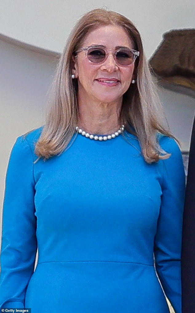 As befits the partner of a supposedly socialist Latin American dictator, Maduro's wife, pictured last January, liked to depict herself as a woman of the people