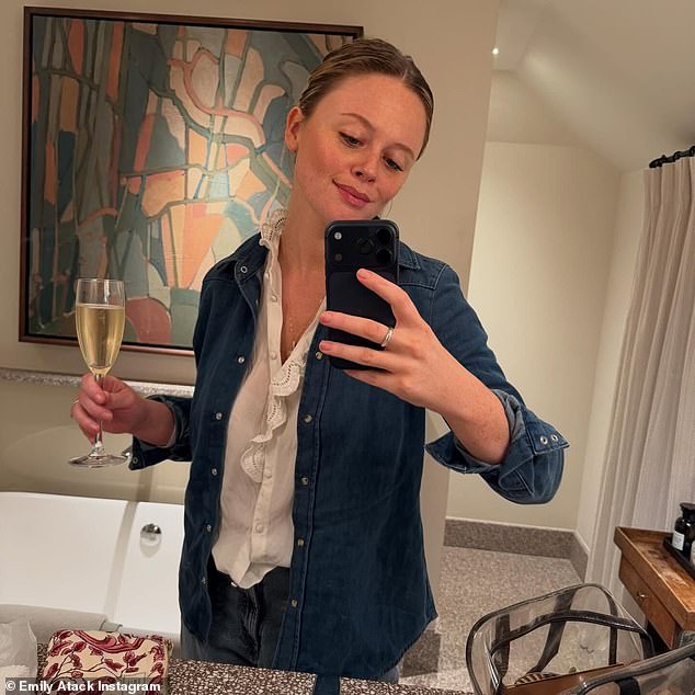 The actress welcomed her first child with her scientist fiancé Alistair Garner, in June 2024, a baby boy named Barney