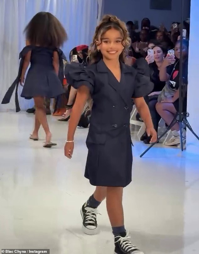 Meanwhile, Rob Kardashian and his ex-fiancée's daughter Dream, now nine, is forging an early career path in modelling
