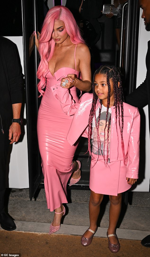 Meanwhile, Kylie's seven-year-old daughter Stormi, whom she shares with Travis Scott, could be forging a career in dance as she gets older