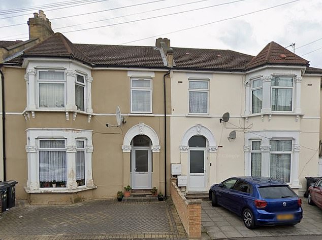 The two London houses Mirza owned before they were seized by the courts